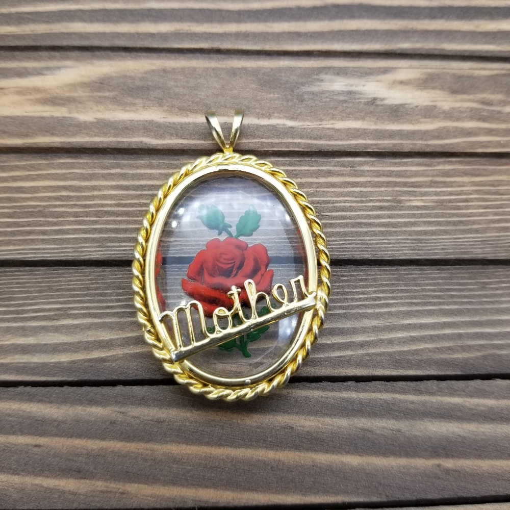 Mother & Rose Pendant